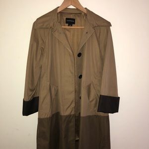 Small Club Monaco colorblock trench coat